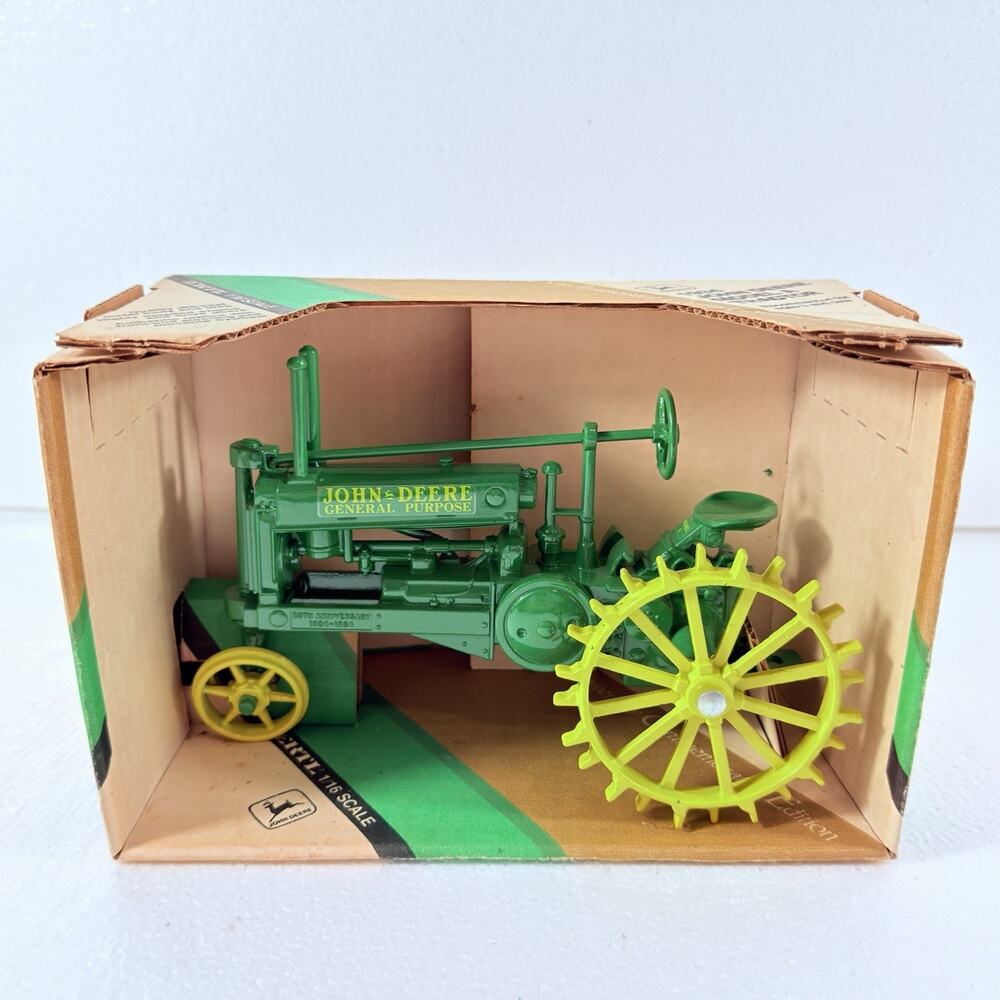 ERTL John Deere 1934 Model A Tractor 1/16 Steel Wheel 50th Anniversary 538DO NIB